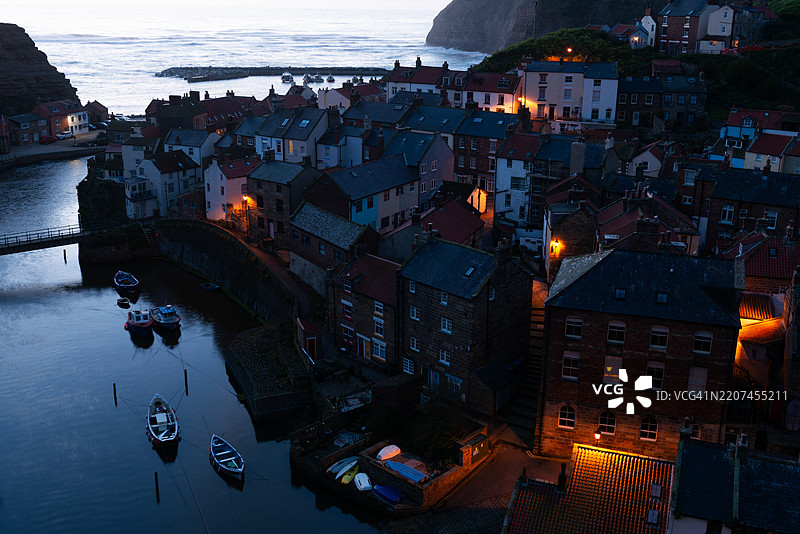 斯泰斯港的黎明图片素材