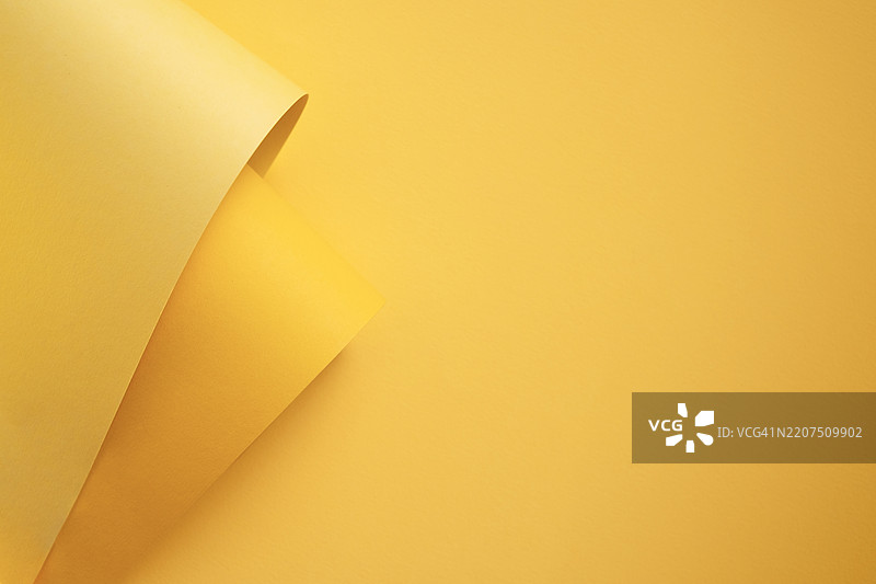 黄色折叠纸作为背景图片素材