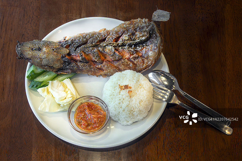 横滨印尼餐厅的佩切尔莱莱餐。图片素材