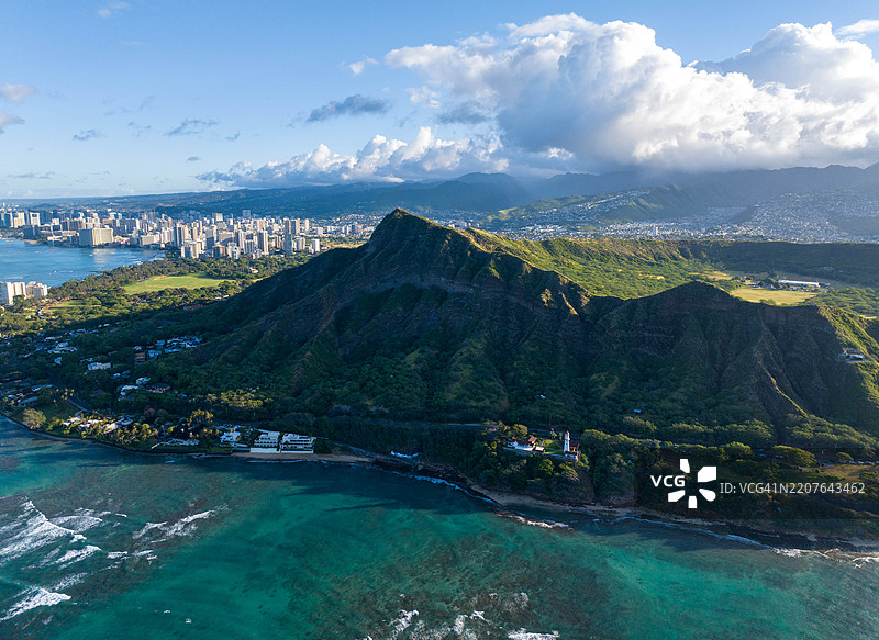 檀香山的海岸壮丽图片素材