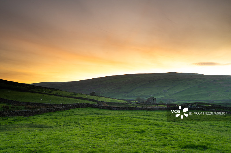 斯威尔代尔的日落图片素材