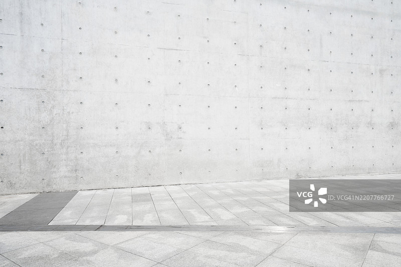 空荡荡的混凝土墙背景图片素材