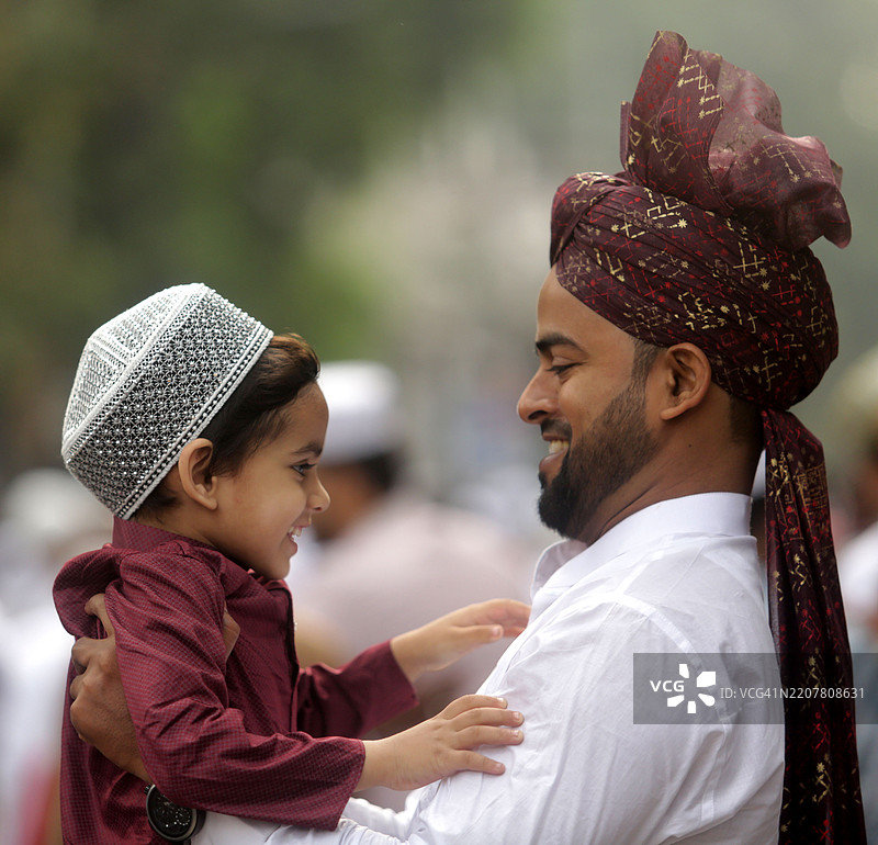伊斯兰教的开斋节图片素材