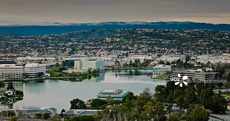 加利福尼亚州红木城的早晨图片素材