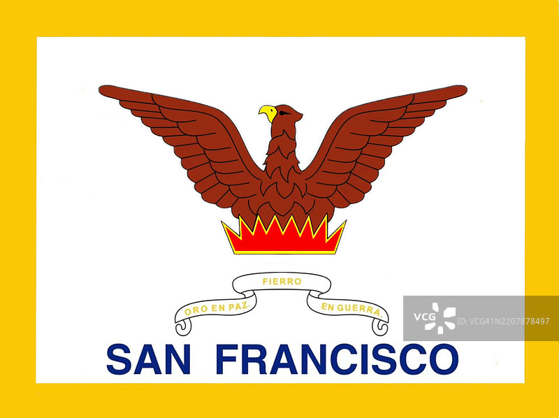 旧金山旗帜图片素材