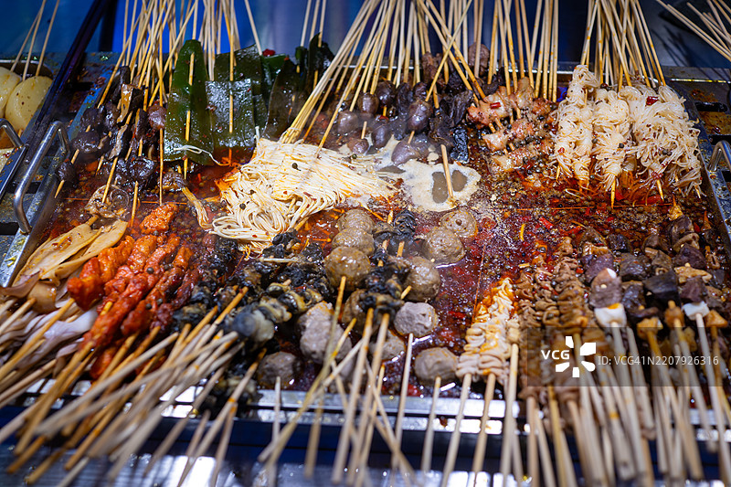 串烧摊位与各种串烧图片素材