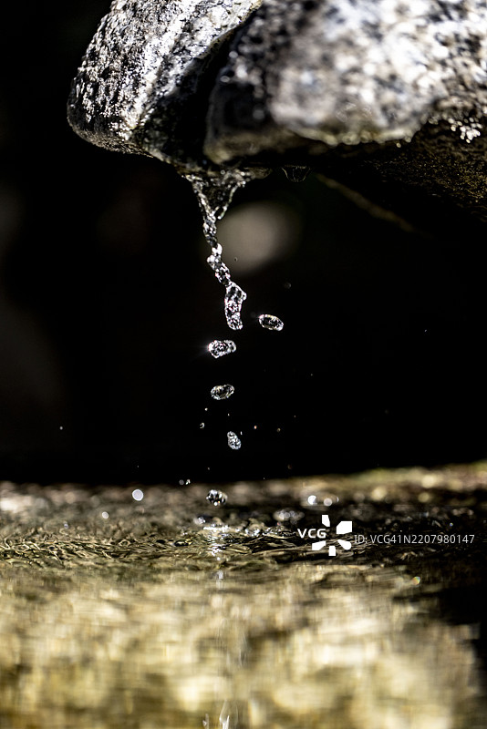 首尔城北区吉祥寺瀑布图片素材