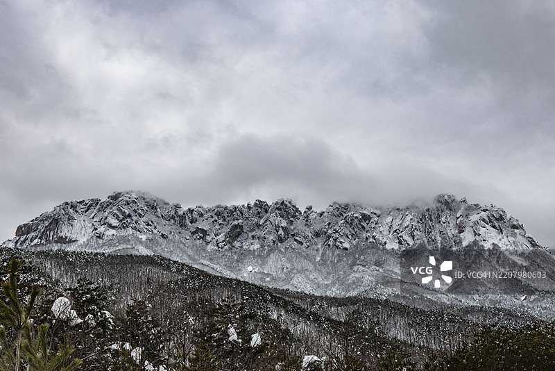 蔚山岩，江原道图片素材