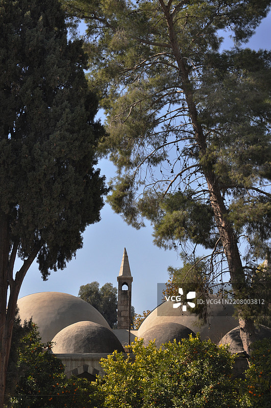 大马士革的苏莱曼尼亚塔基亚清真寺图片素材