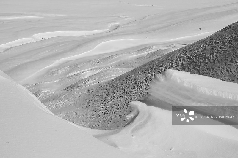 海滩的高角度视图图片素材