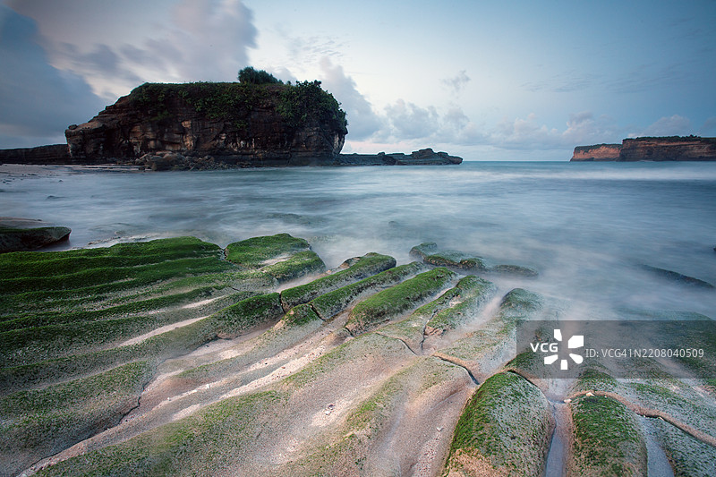 克拉亚海滩，爪哇图片素材