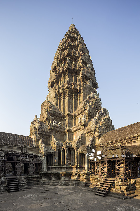 吴哥窟中央塔图片素材
