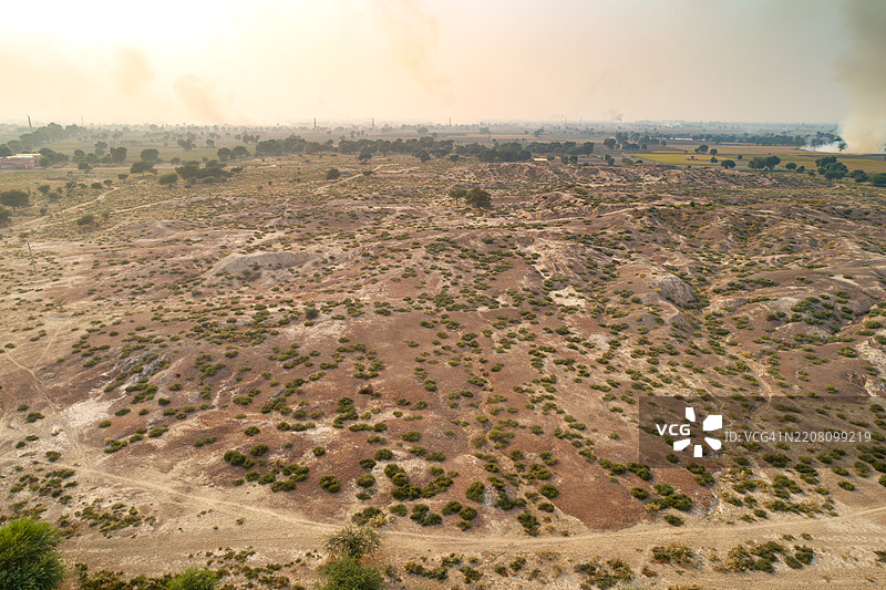 印度哈里亚纳邦拉基吉哈里的哈拉帕考古遗址遗迹图片素材