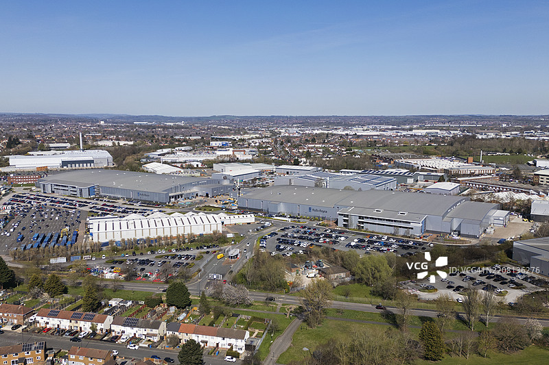 劳斯莱斯航空发动机生产设施图片素材