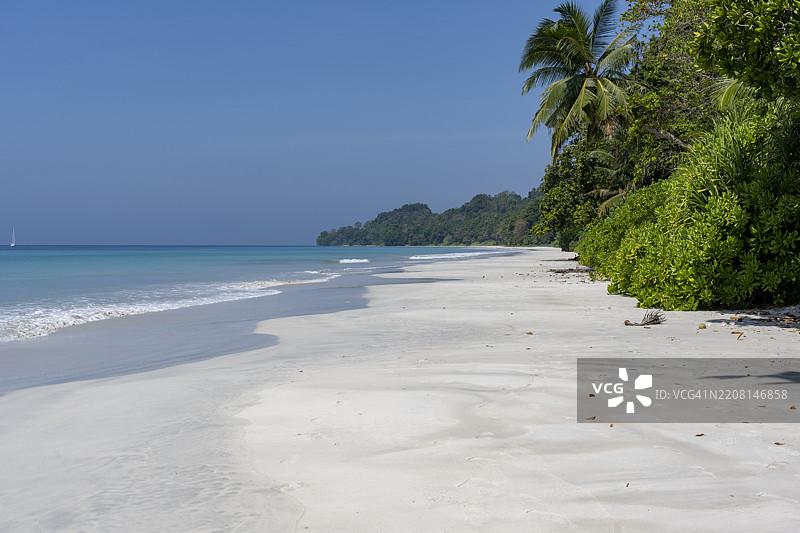 拉达那加尔海滩，哈维洛克岛，安达曼和尼科巴群岛图片素材