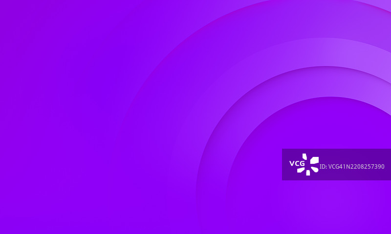 分层紫色圆圈的抽象背景。图片素材