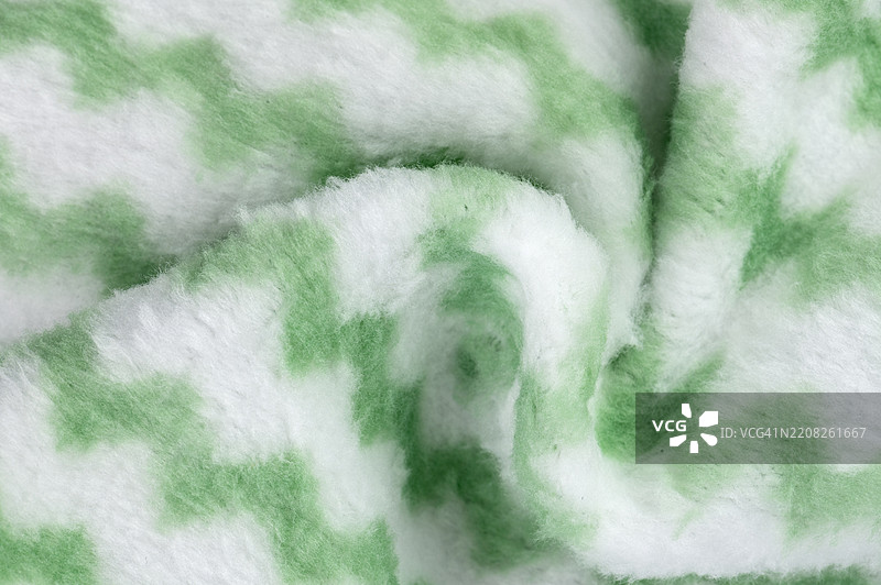 绿色和白色条纹的布料图片素材