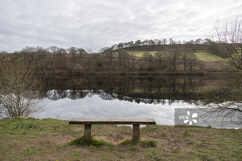 费尔尼利水库，怀利桥，德比郡，英格兰图片素材