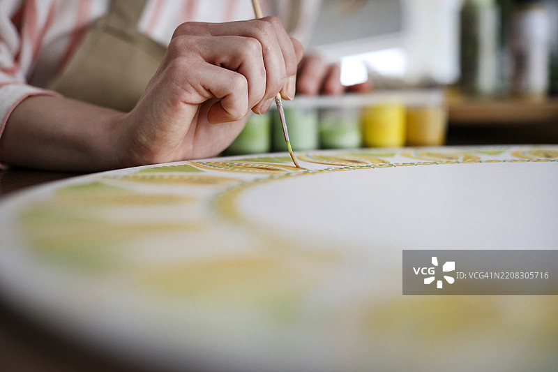 艺术家在创作图片素材