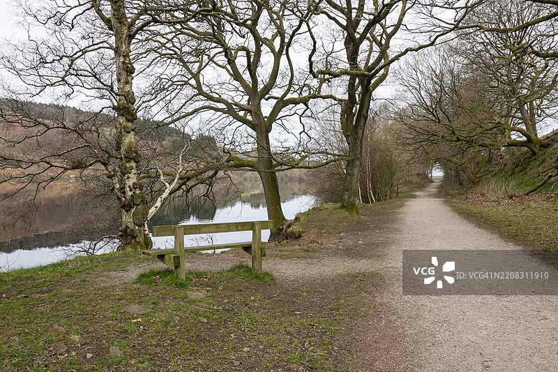 费尔尼利水库，怀利桥，德比郡，英格兰图片素材