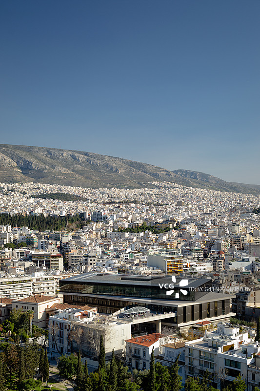 城市建筑的高角度视图图片素材