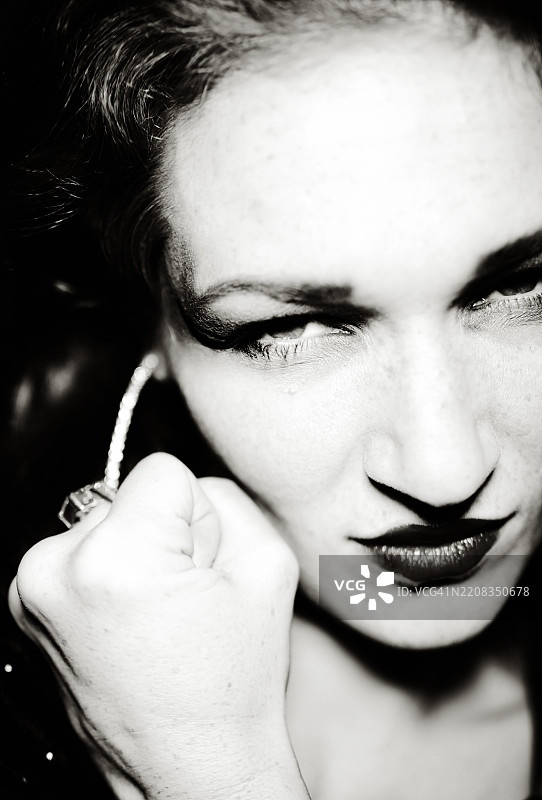 强大的女性。图片素材