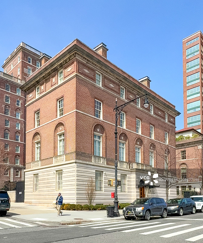 哥伦比亚大学总统府，纽约市图片素材