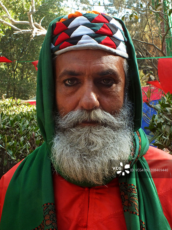 苏菲圣人拉尔·沙赫巴兹·卡兰达尔的年度URS / MELA图片素材