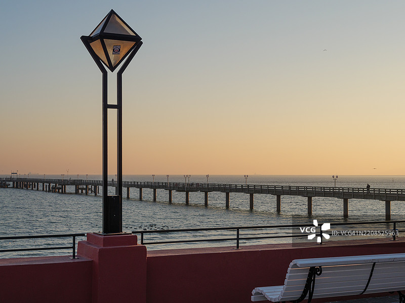 德国滨兹的波罗的海海滩图片素材