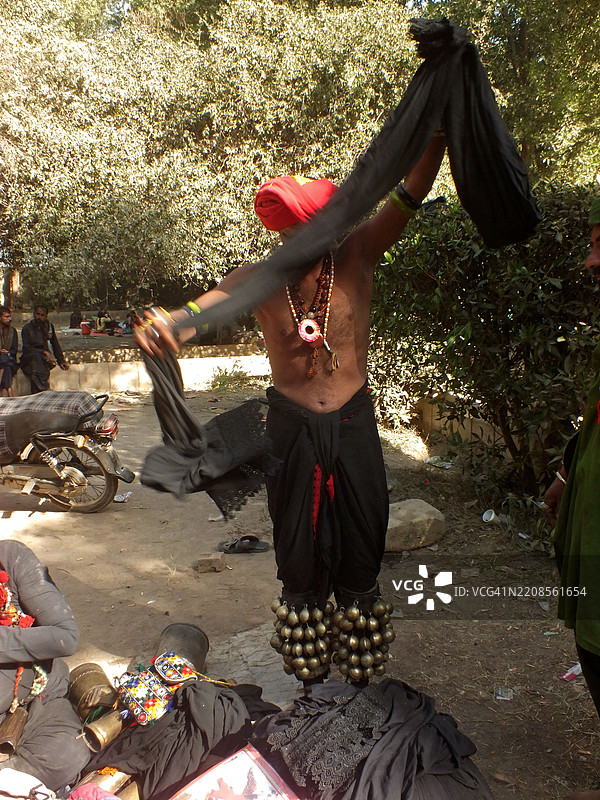 苏菲圣人拉尔·沙赫巴兹·卡兰达尔的年度URS / MELA图片素材