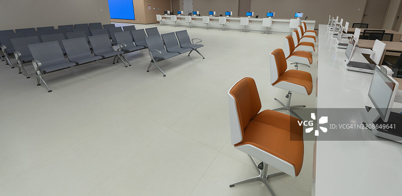 现代办公室候诊室室内设计图片素材