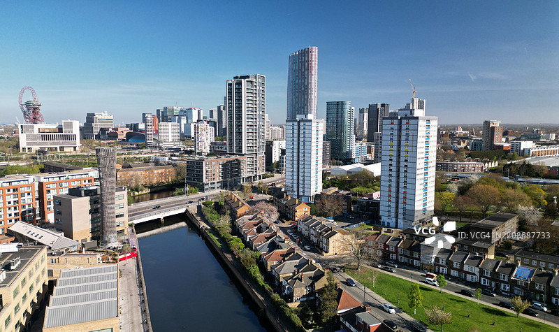 斯特拉特福德的三磨坊墙河堰图片素材