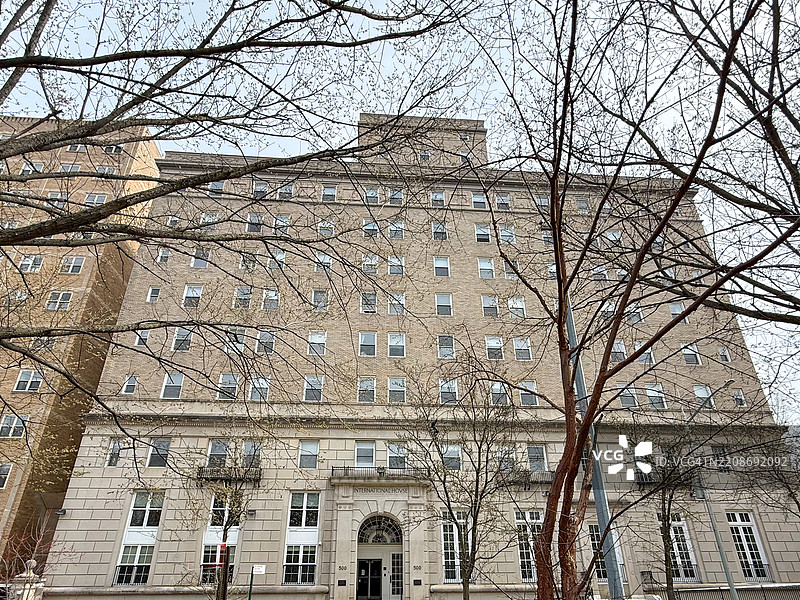 纽约国际大厦的外观图片素材