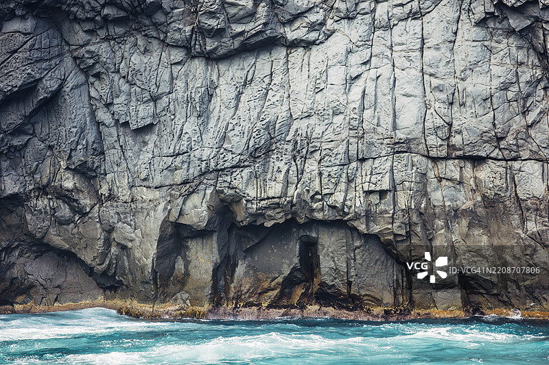 塔斯马尼亚波特亚瑟的塔斯曼岛国家公园保护区的海岸悬崖景观图片素材