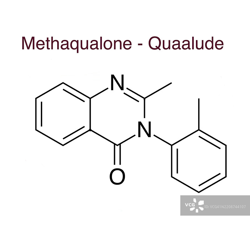 美沙酮类催眠镇静药物（奎尔鲁德）图片素材