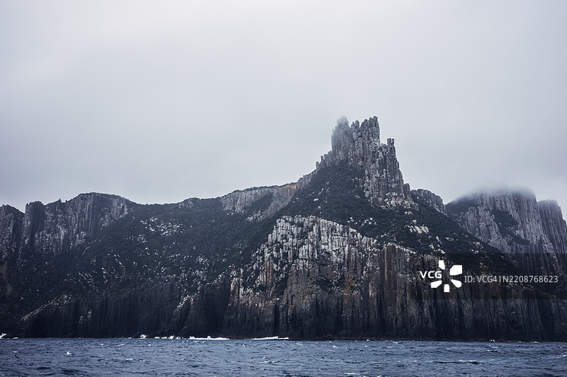 塔斯马尼亚澳大利亚塔斯曼岛国家公园的海崖景观图片素材