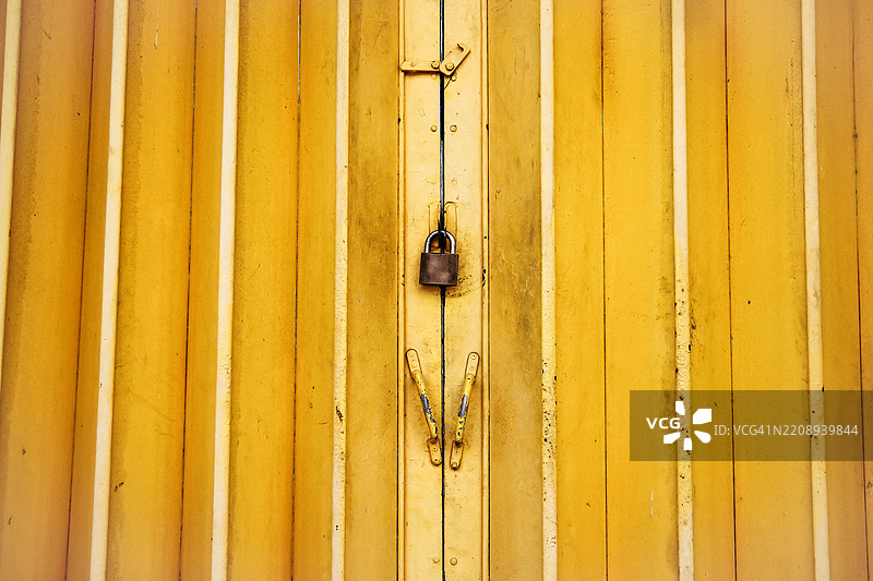 槟城乔治市的传统门设计图片素材