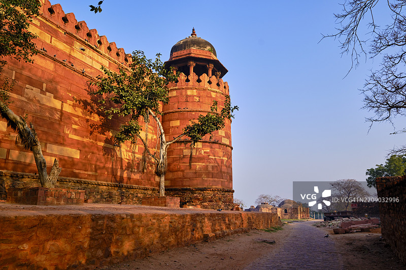 印度，北方邦，法泰赫布尔·西克里，大清真寺图片素材