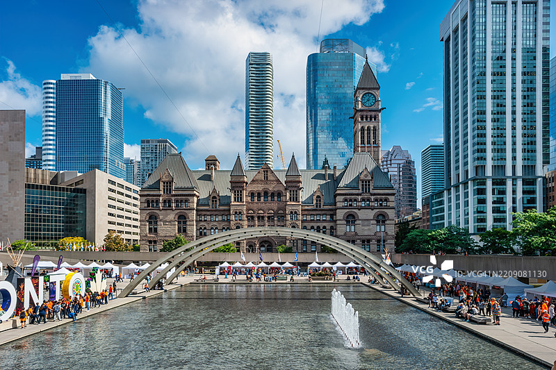 加拿大安大略省多伦多市中心图片素材