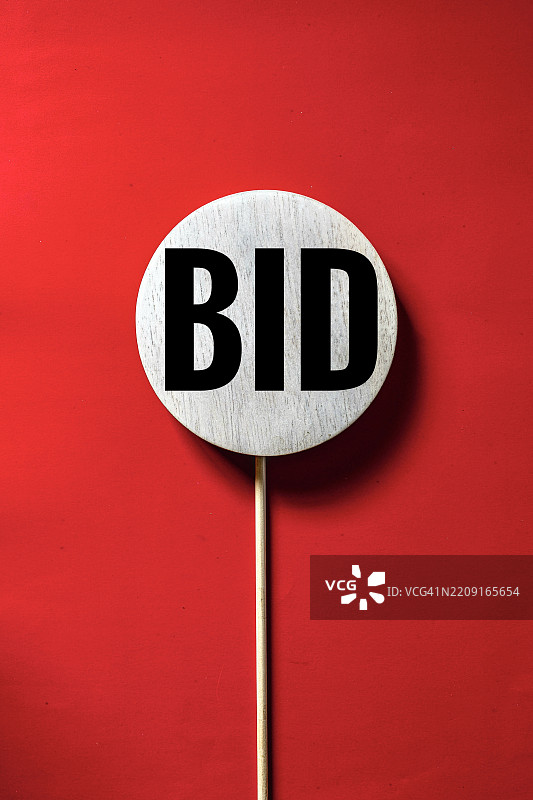 竞标拍卖标志图片素材