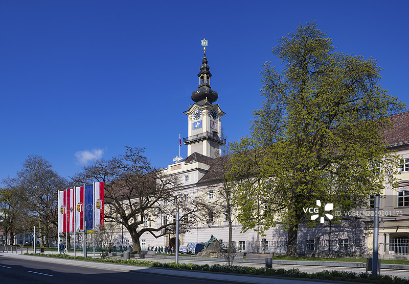 林泽乡村别墅，林茨，上奥地利，奥地利，欧洲图片素材