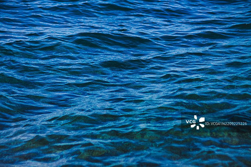 海洋的全景镜头图片素材