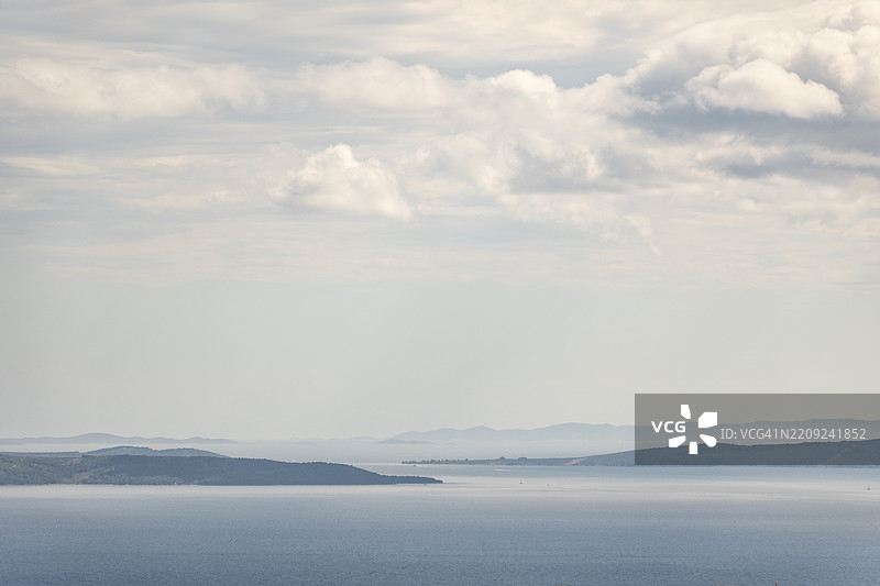 海洋与天空的美丽景色图片素材