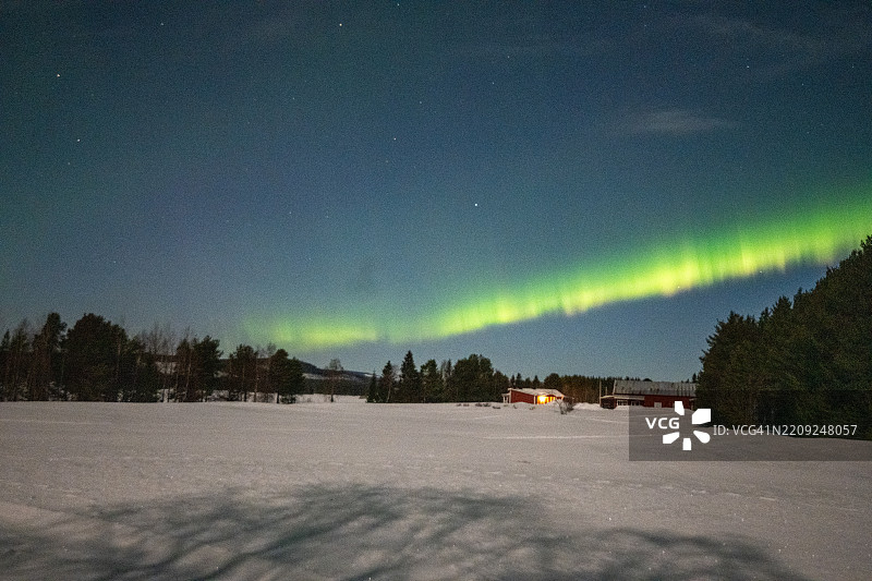 夜空下的风景如画的景观图片素材
