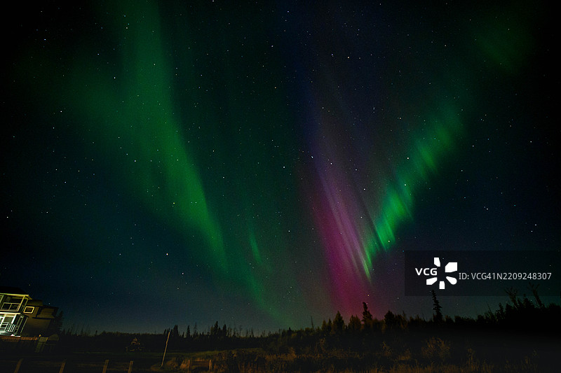 夜空中星空的美丽景色图片素材