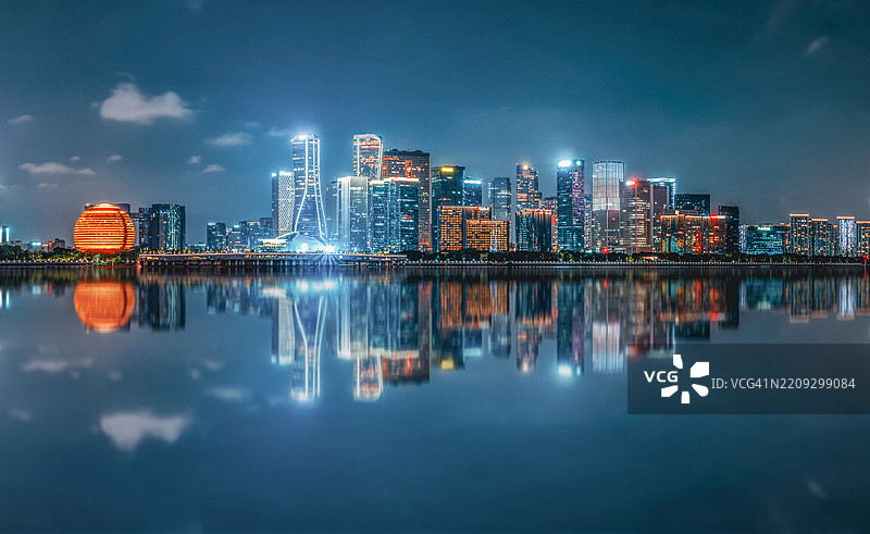 钱江新城CBD，中国杭州图片素材