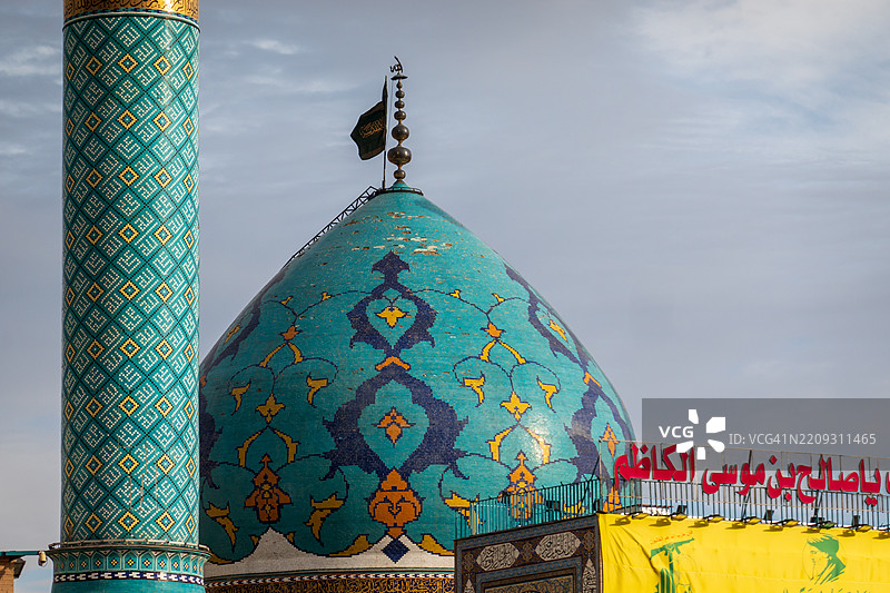 塔吉里什广场的伊玛目扎德·萨利赫陵墓图片素材