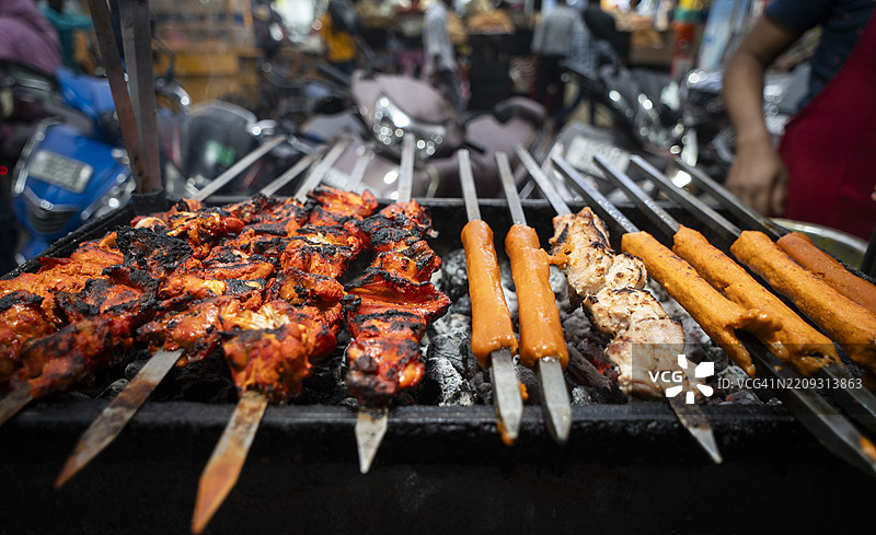 烤鸡食品项图片素材