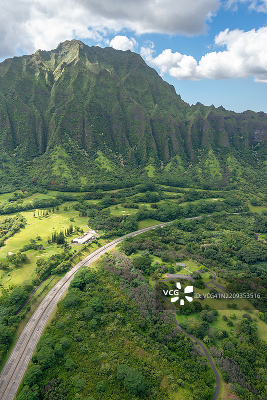 哈洛阿悬崖的摩奥卡普图片素材