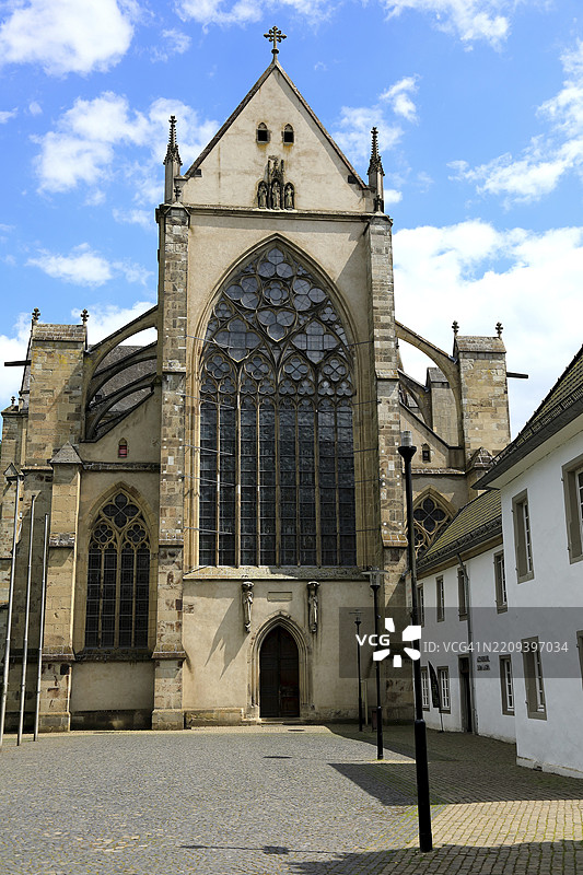 阿尔滕贝格大教堂，贝尔吉舍大教堂，阿尔滕贝格修道院的前修道院教堂，由西方修道院于1133年建造，位于德国北莱茵-威斯特法伦州科隆行政区的莱茵-贝尔吉舍区。图片素材